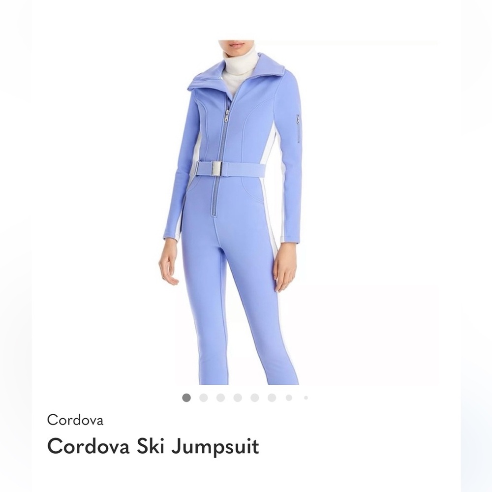 Cordova women’s ski jumpsuit, size medium, light purple